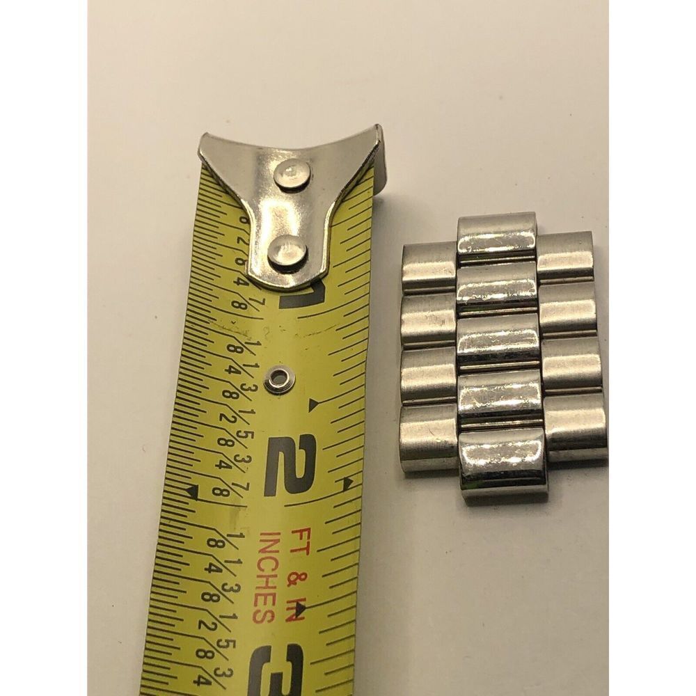 Michael Kors Watch Parts Partial Band Links No Clasp Silver Tone 20mm FK40